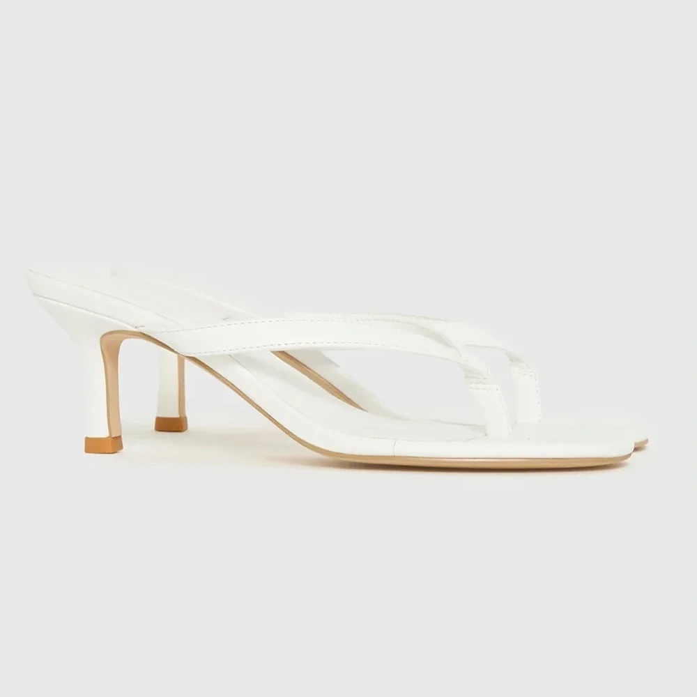 Princess Polly Sophia Heels Cream